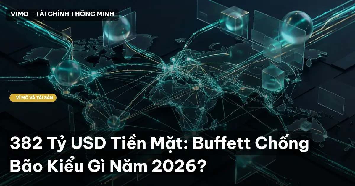 382 Tỷ USD Tiền Mặt: Buffett Chống Bão Kiểu Gì Năm 2026?