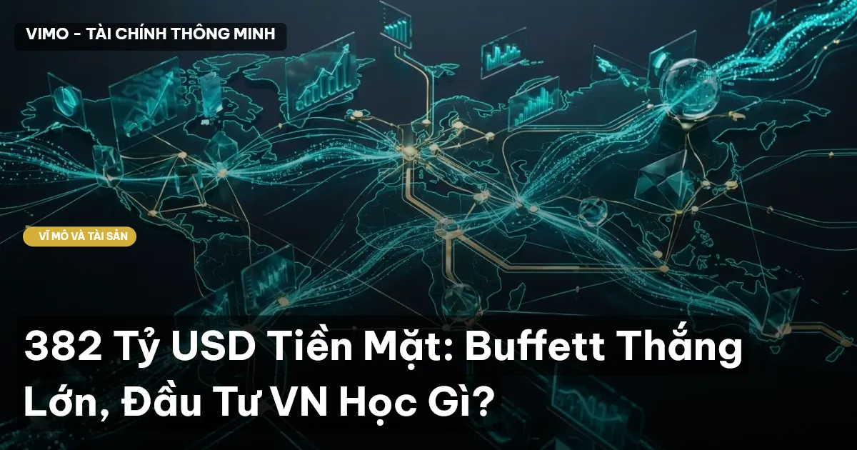 382 Tỷ USD Tiền Mặt: Buffett Thắng Lớn, Đầu Tư VN Học Gì?