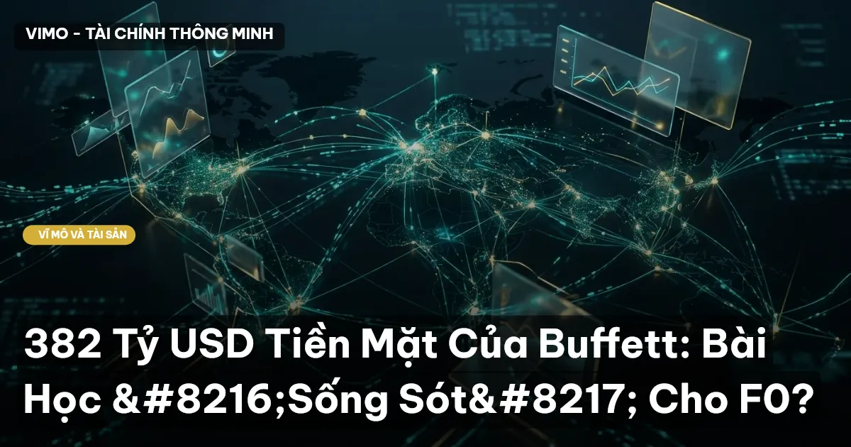 382 Tỷ USD Tiền Mặt Của Buffett: Bài Học 'Sống Sót' Cho F0?