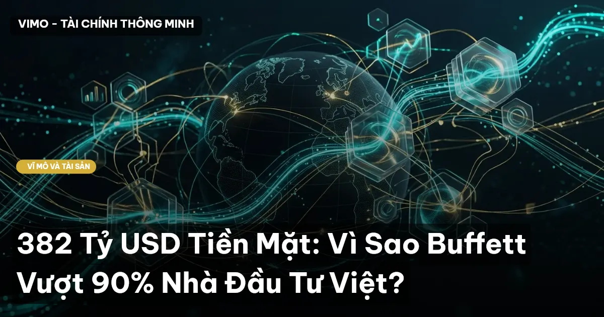 382 Tỷ USD Tiền Mặt: Vì Sao Buffett Vượt 90% Nhà Đầu Tư Việt?