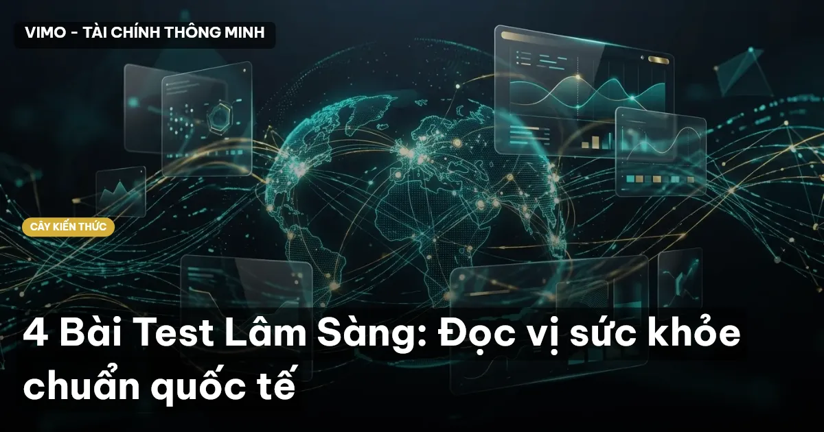 4 Bài Test Lâm Sàng: Đọc vị sức khỏe chuẩn quốc tế