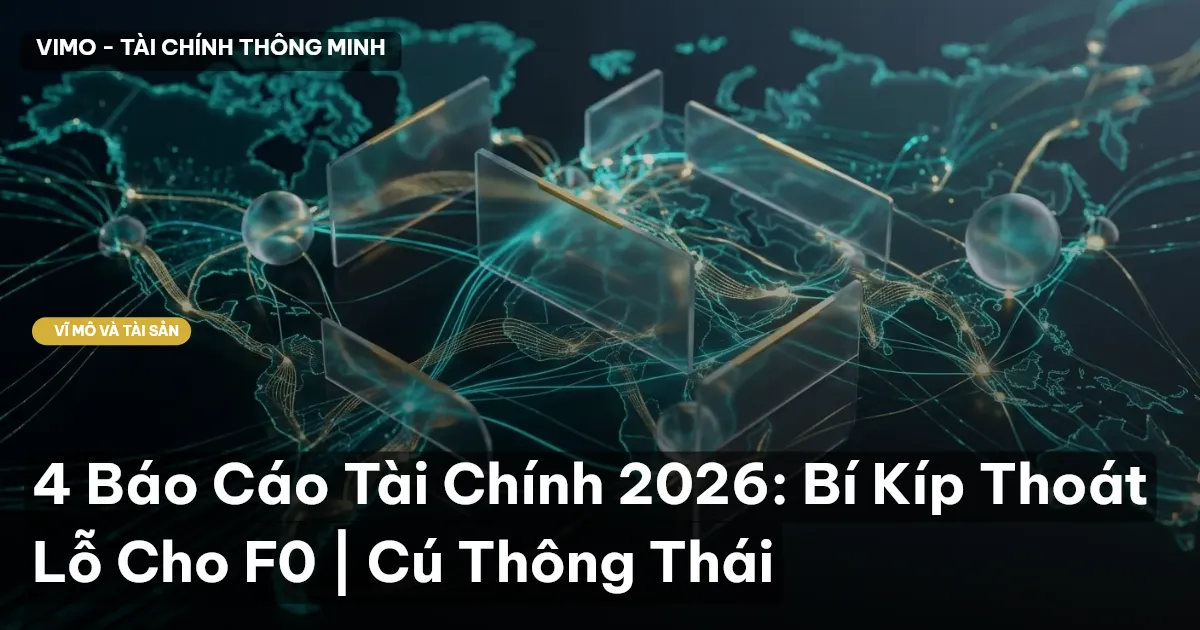 4 Báo Cáo Tài Chính 2026: Bí Kíp Thoát Lỗ Cho F0 | Cú Thông Thái