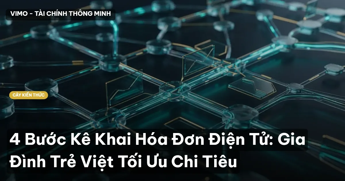 4 Bước Kê Khai Hóa Đơn Điện Tử: Gia Đình Trẻ Việt Tối Ưu Chi Tiêu