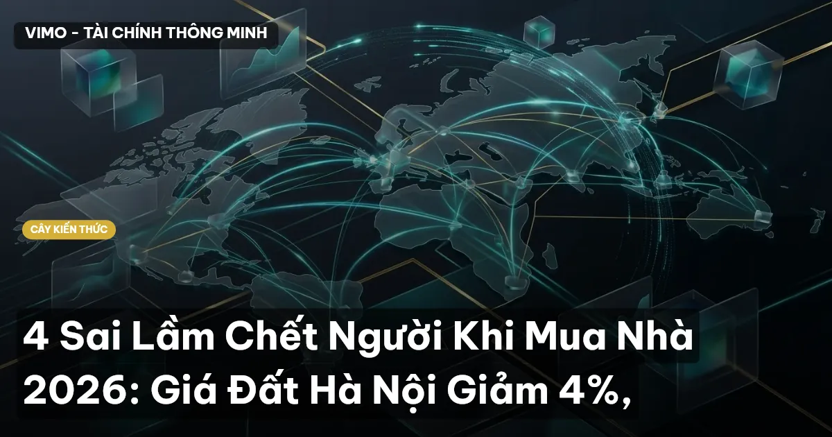 4 Sai Lầm Chết Người Khi Mua Nhà 2026: Giá Đất Hà Nội Giảm 4%,