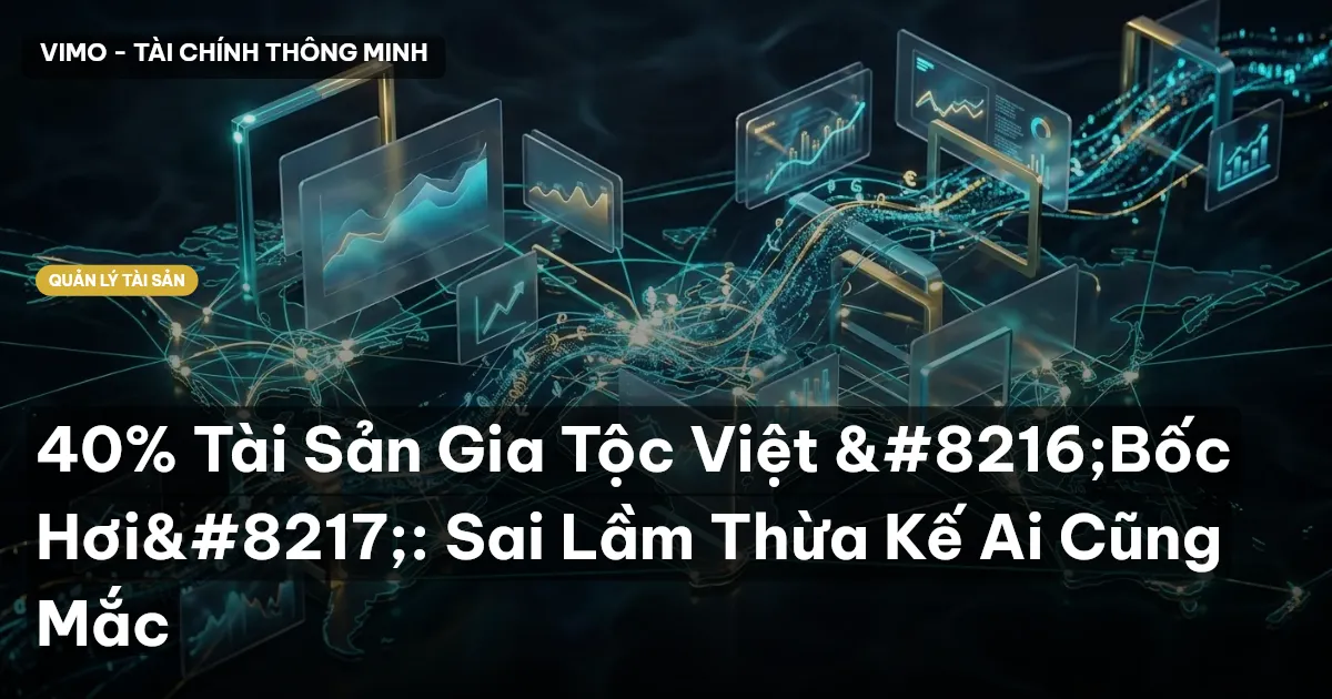 40% Tài Sản Gia Tộc Việt ‘Bốc Hơi’: Sai Lầm Thừa Kế Ai Cũng Mắc