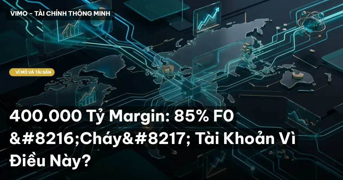 400.000 Tỷ Margin: 85% F0 ‘Cháy’ Tài Khoản Vì Điều Này?