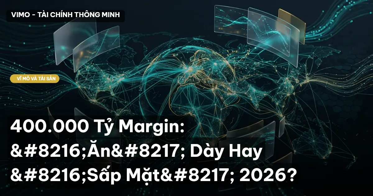 400.000 Tỷ Margin: ‘Ăn’ Dày Hay ‘Sấp Mặt’ 2026?