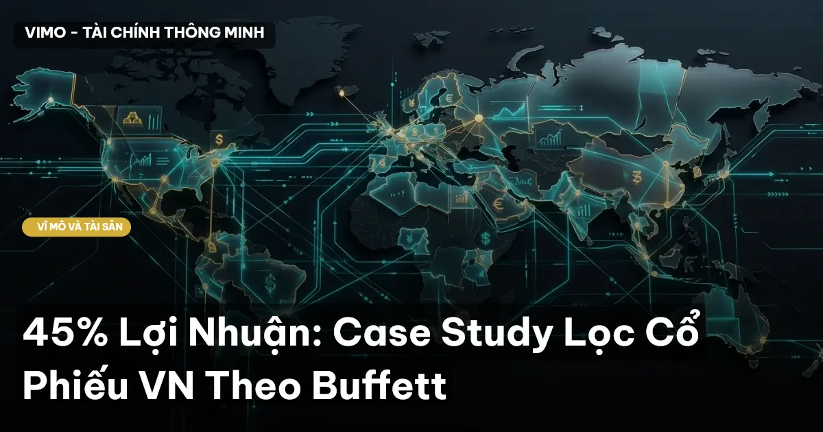 45% Lợi Nhuận: Case Study Lọc Cổ Phiếu VN Theo Buffett