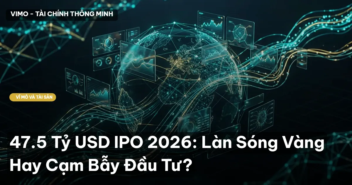 47.5 Tỷ USD IPO 2026: Làn Sóng Vàng Hay Cạm Bẫy Đầu Tư?