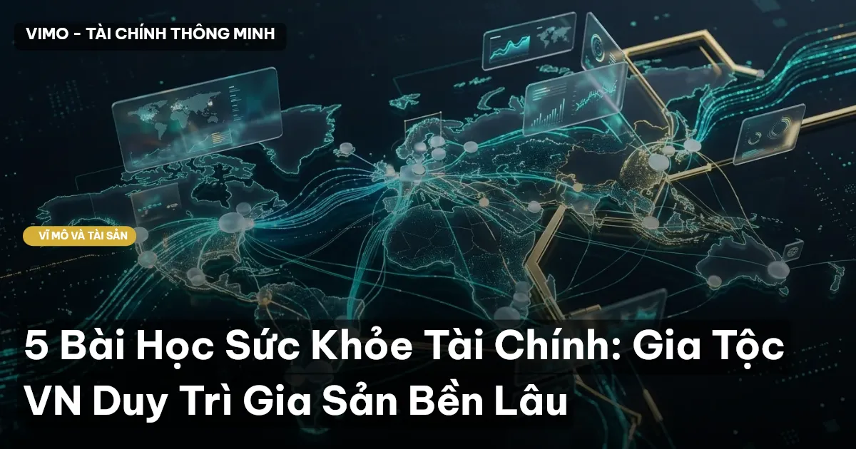 5 Bài Học Sức Khỏe Tài Chính: Gia Tộc VN Duy Trì Gia Sản Bền Lâu