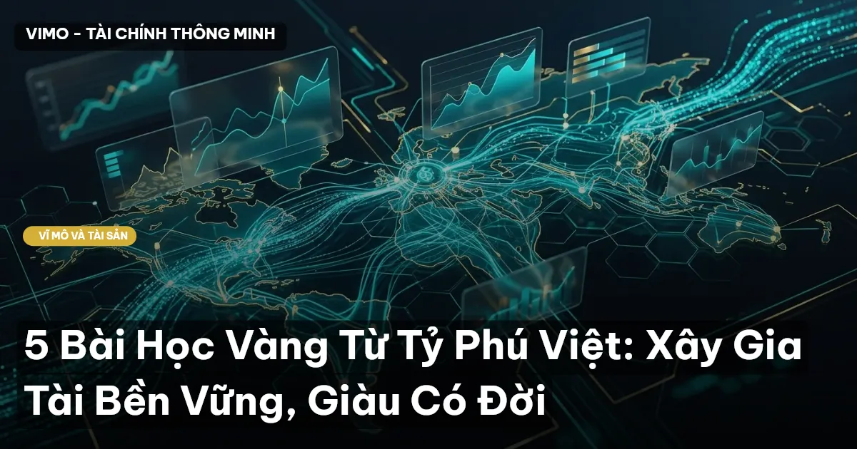 5 Bài Học Vàng Từ Tỷ Phú Việt: Xây Gia Tài Bền Vững, Giàu Có Đời