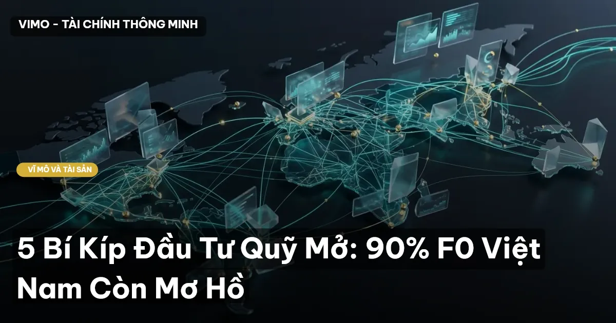 5 Bí Kíp Đầu Tư Quỹ Mở: 90% F0 Việt Nam Còn Mơ Hồ