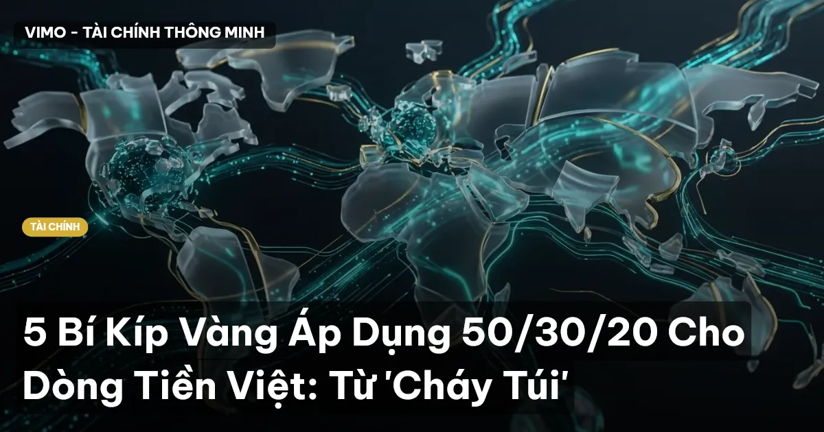 5 Bí Kíp Vàng Áp Dụng 50/30/20 Cho Dòng Tiền Việt: Từ 'Cháy Túi'