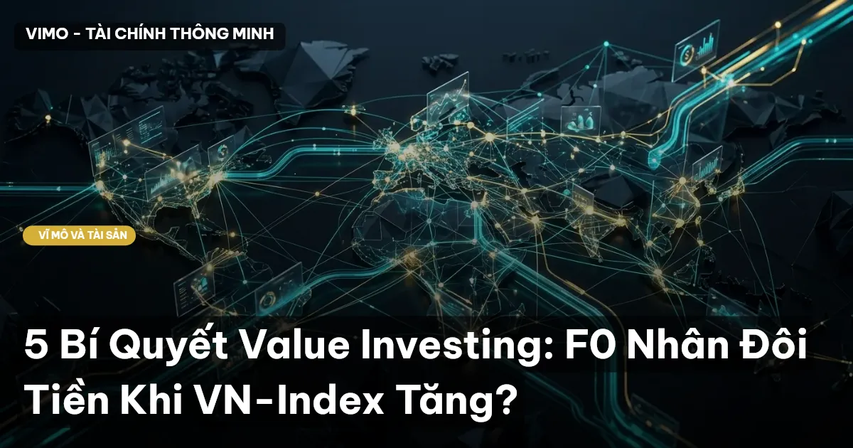 5 Bí Quyết Value Investing: F0 Nhân Đôi Tiền Khi VN-Index Tăng?