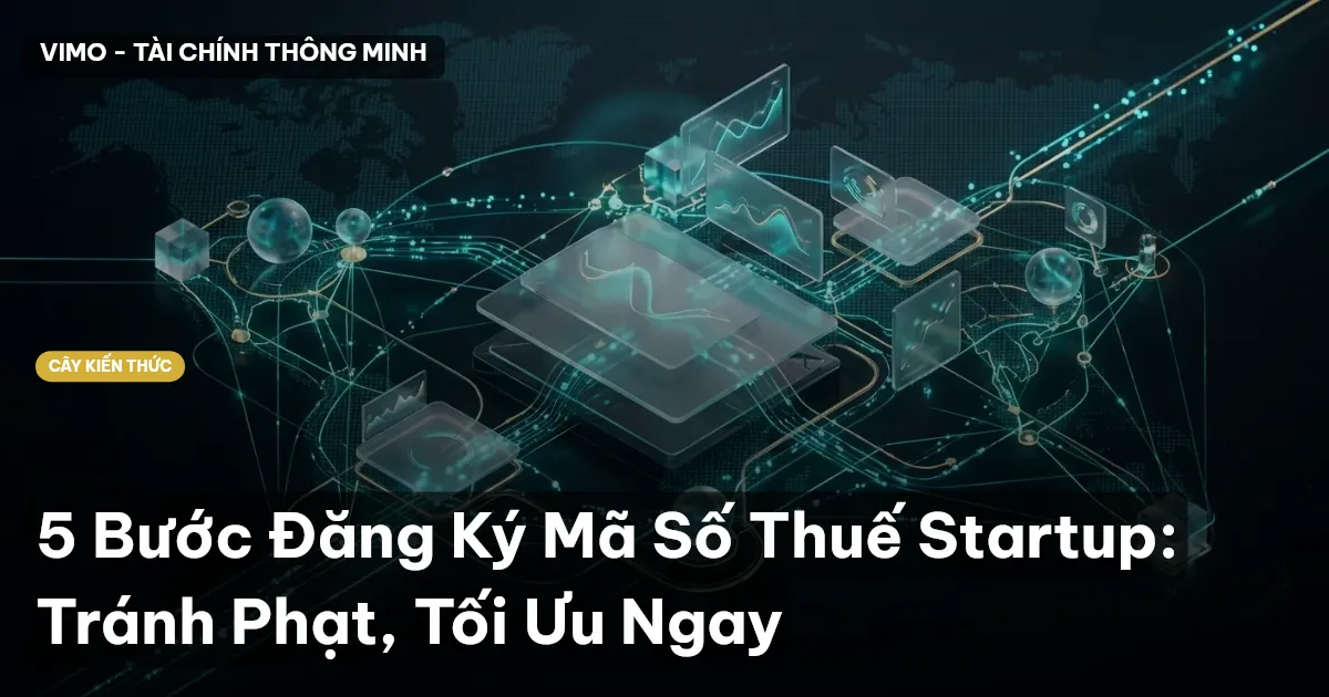 5 Bước Đăng Ký Mã Số Thuế Startup: Tránh Phạt, Tối Ưu Ngay