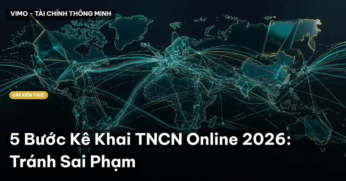5 Bước Kê Khai TNCN Online 2026: Tránh Sai Phạm