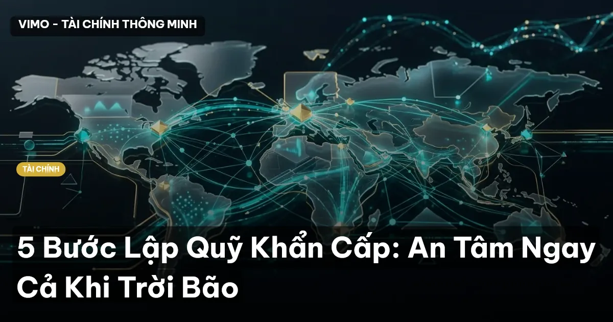 5 Bước Lập Quỹ Khẩn Cấp: An Tâm Ngay Cả Khi Trời Bão
