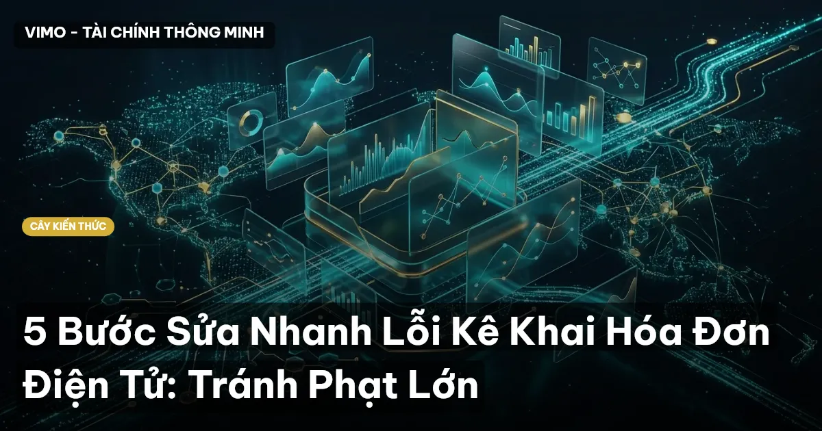 5 Bước Sửa Nhanh Lỗi Kê Khai Hóa Đơn Điện Tử: Tránh Phạt Lớn