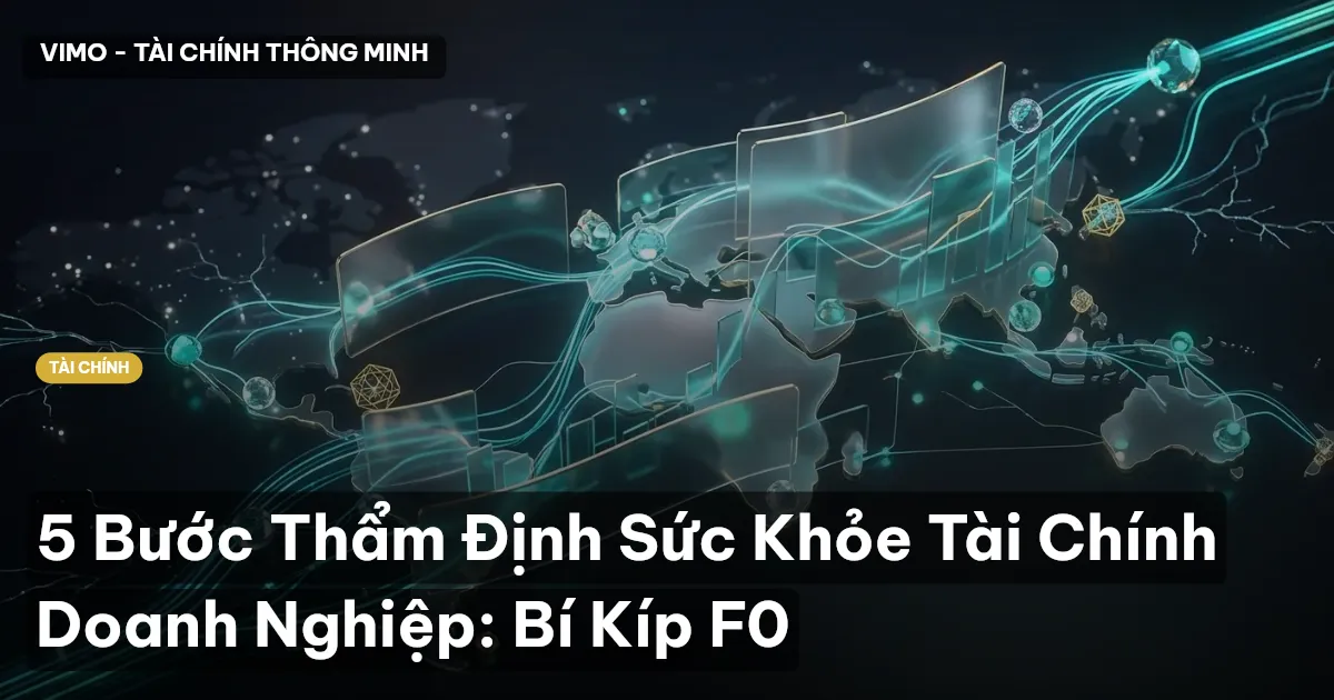5 Bước Thẩm Định Sức Khỏe Tài Chính Doanh Nghiệp: Bí Kíp F0