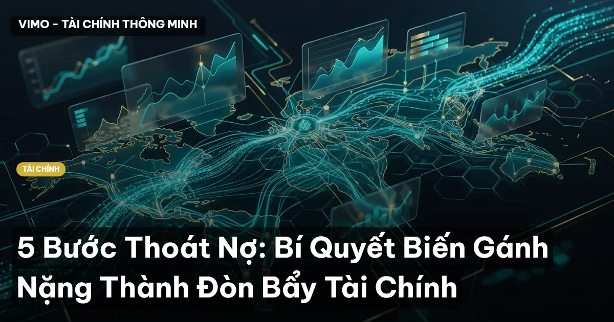 5 Bước Thoát Nợ: Bí Quyết Biến Gánh Nặng Thành Đòn Bẩy Tài Chính