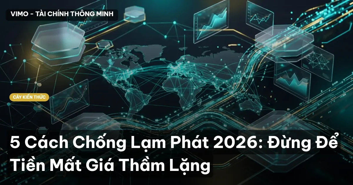 5 Cách Chống Lạm Phát 2026: Đừng Để Tiền Mất Giá Thầm Lặng