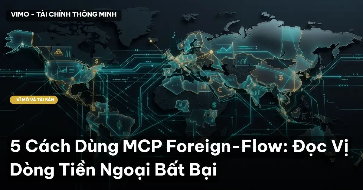 5 Cách Dùng MCP Foreign-Flow: Đọc Vị Dòng Tiền Ngoại Bất Bại