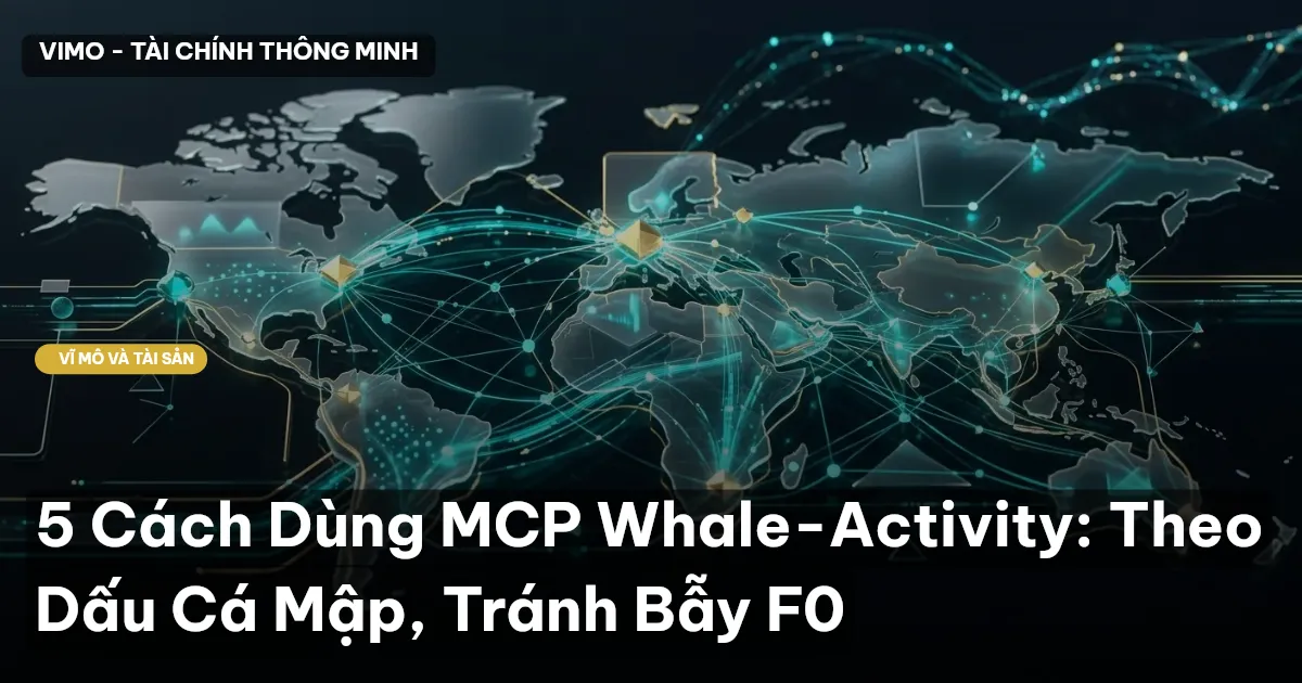 5 Cách Dùng MCP Whale-Activity: Theo Dấu Cá Mập, Tránh Bẫy F0