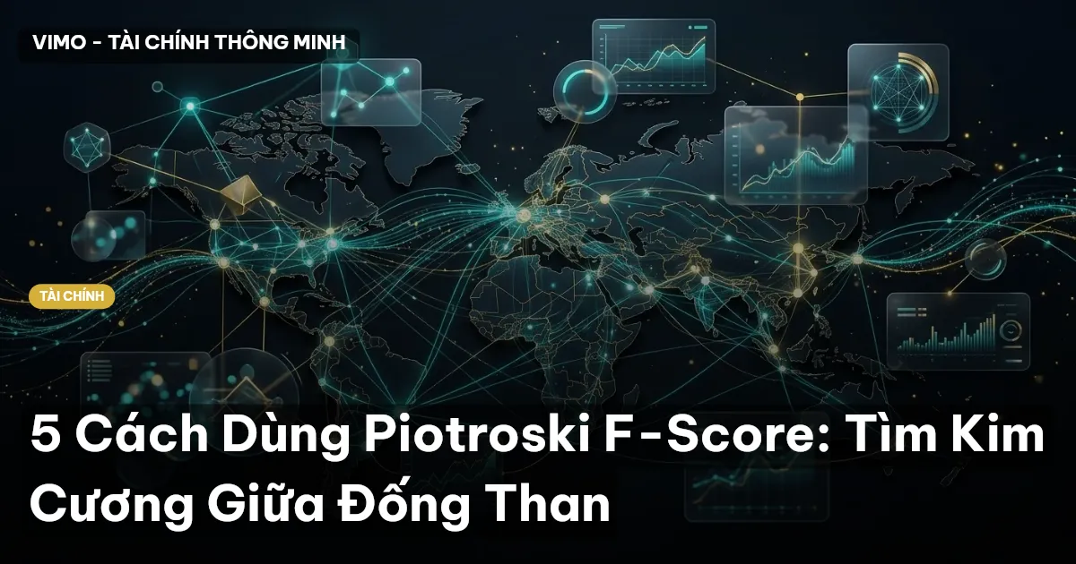 5 Cách Dùng Piotroski F-Score: Tìm Kim Cương Giữa Đống Than