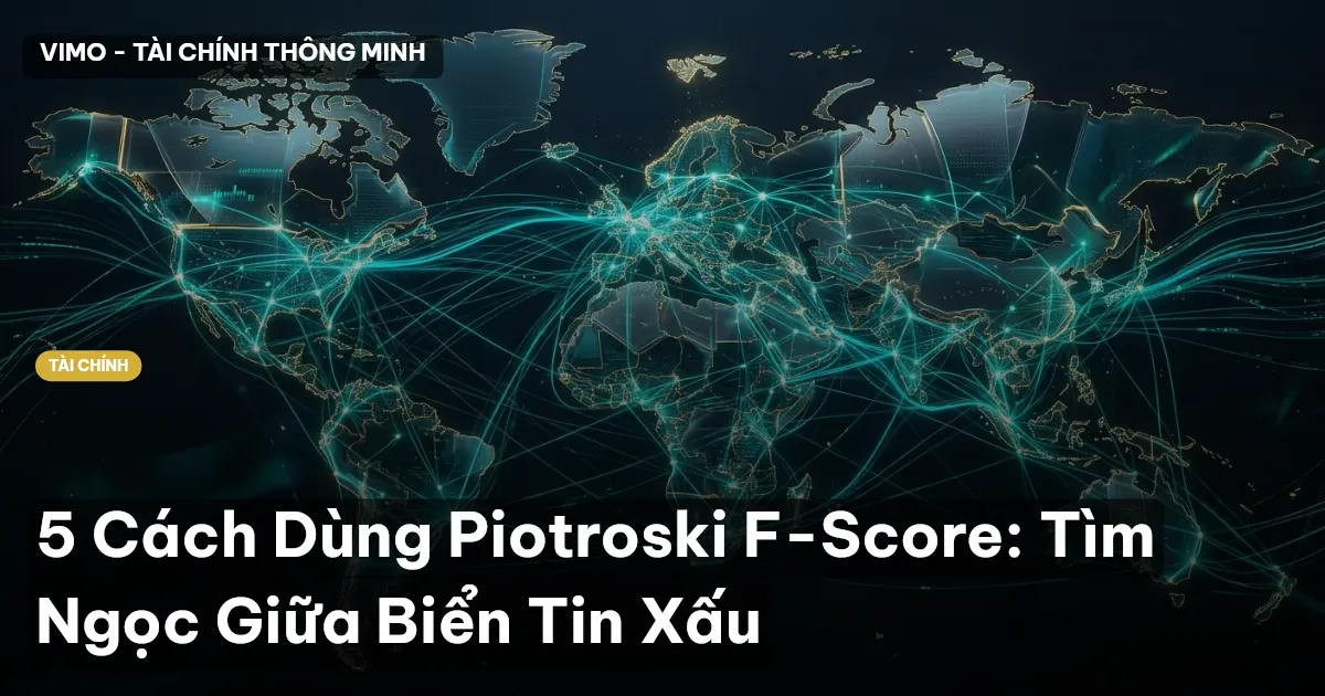 5 Cách Dùng Piotroski F-Score: Tìm Ngọc Giữa Biển Tin Xấu