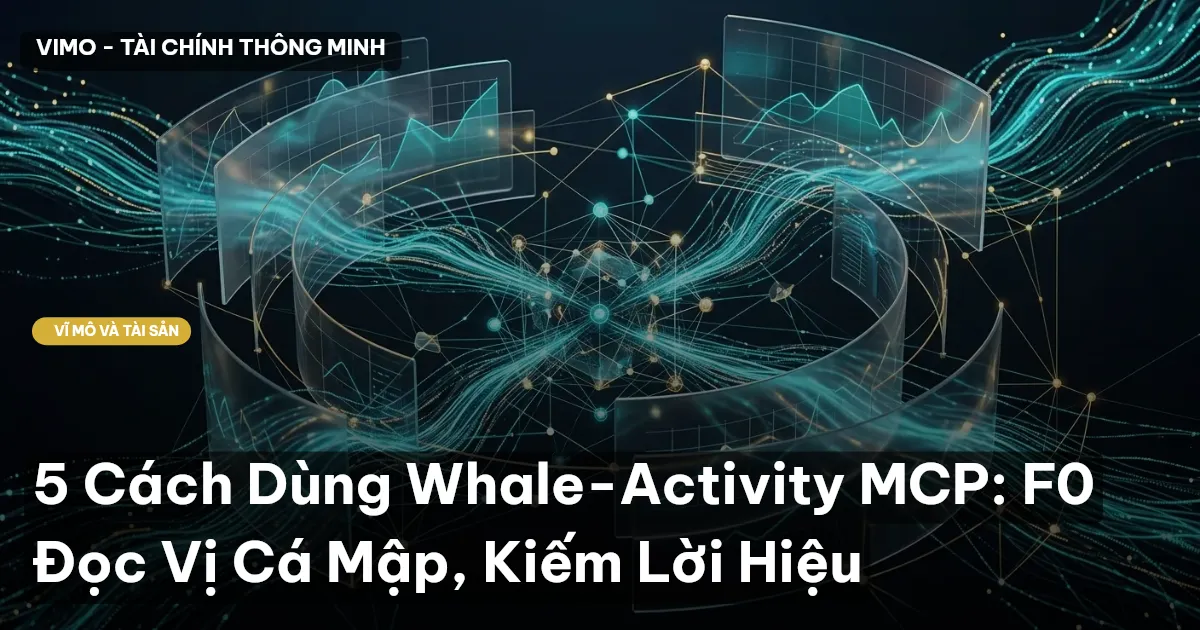 5 Cách Dùng Whale-Activity MCP: F0 Đọc Vị Cá Mập, Kiếm Lời Hiệu