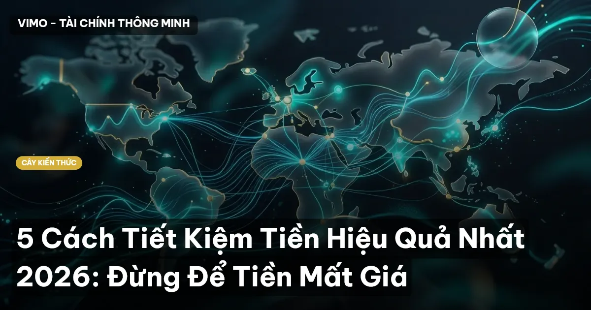 5 Cách Tiết Kiệm Tiền Hiệu Quả Nhất 2026: Đừng Để Tiền Mất Giá