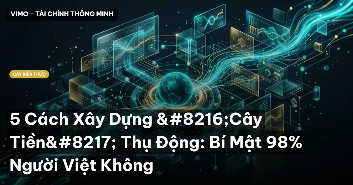 5 Cách Xây Dựng ‘Cây Tiền’ Thụ Động: Bí Mật 98% Người Việt Không