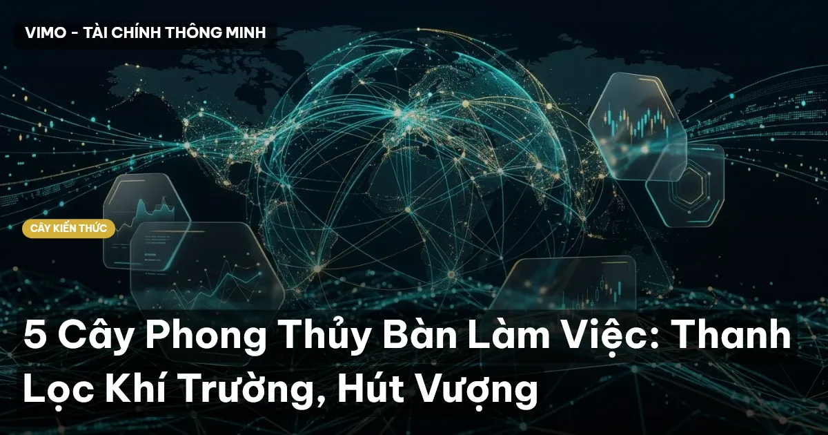 5 Cây Phong Thủy Bàn Làm Việc: Thanh Lọc Khí Trường, Hút Vượng
