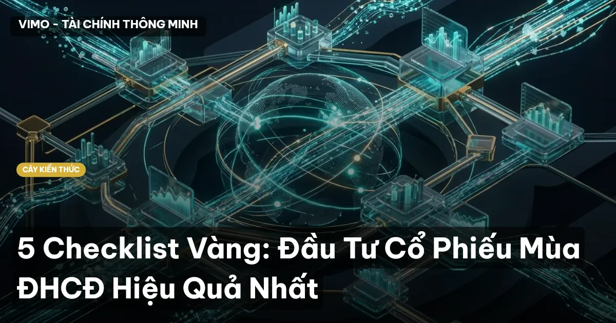 5 Checklist Vàng: Đầu Tư Cổ Phiếu Mùa ĐHCĐ Hiệu Quả Nhất