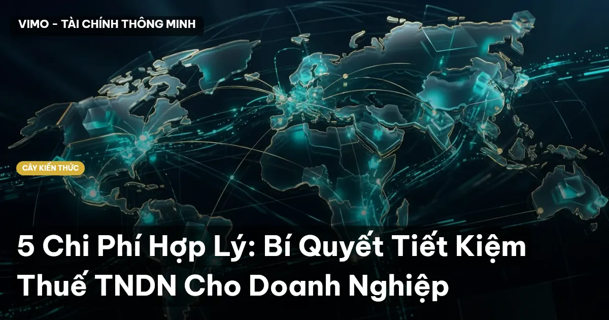 5 Chi Phí Hợp Lý: Bí Quyết Tiết Kiệm Thuế TNDN Cho Doanh Nghiệp