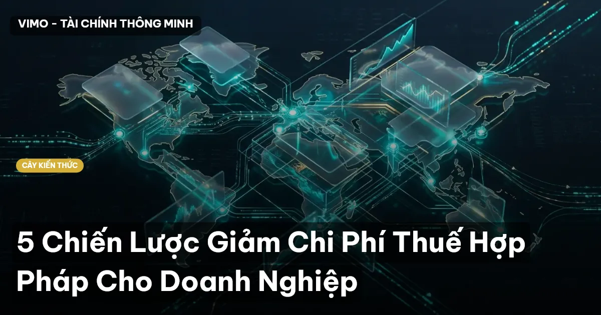 5 Chiến Lược Giảm Chi Phí Thuế Hợp Pháp Cho Doanh Nghiệp