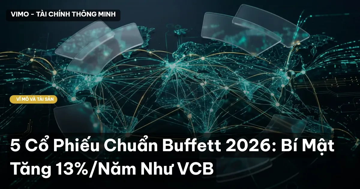 5 Cổ Phiếu Chuẩn Buffett 2026: Bí Mật Tăng 13%/Năm Như VCB