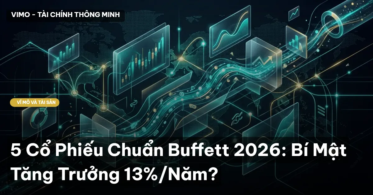 5 Cổ Phiếu Chuẩn Buffett 2026: Bí Mật Tăng Trưởng 13%/Năm?
