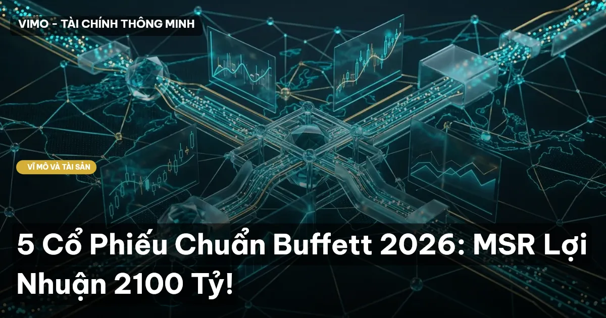 5 Cổ Phiếu Chuẩn Buffett 2026: MSR Lợi Nhuận 2100 Tỷ!