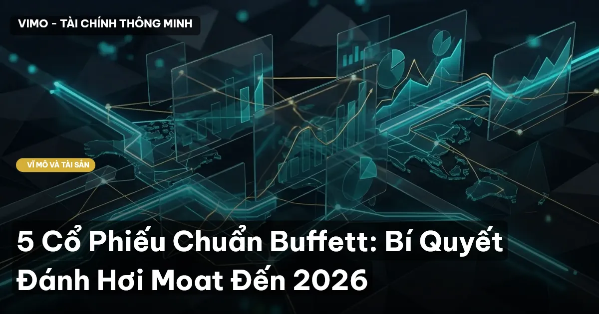 5 Cổ Phiếu Chuẩn Buffett: Bí Quyết Đánh Hơi Moat Đến 2026