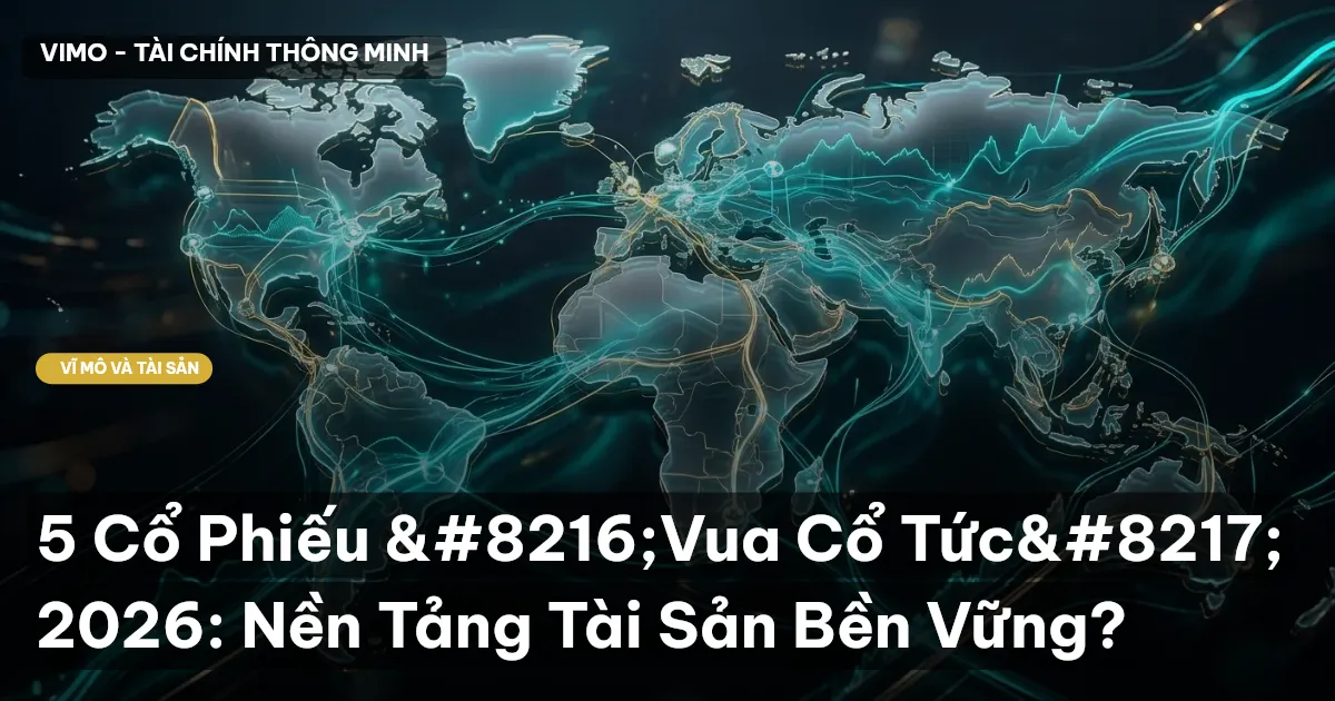 5 Cổ Phiếu ‘Vua Cổ Tức’ 2026: Nền Tảng Tài Sản Bền Vững?