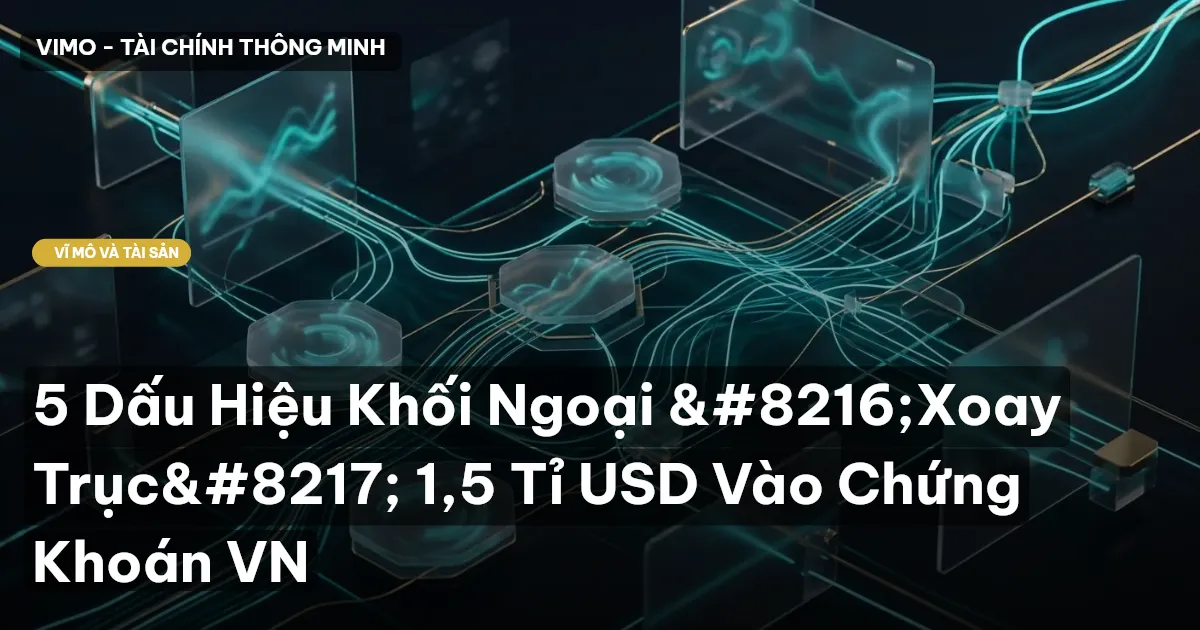 5 Dấu Hiệu Khối Ngoại ‘Xoay Trục’ 1,5 Tỉ USD Vào Chứng Khoán VN