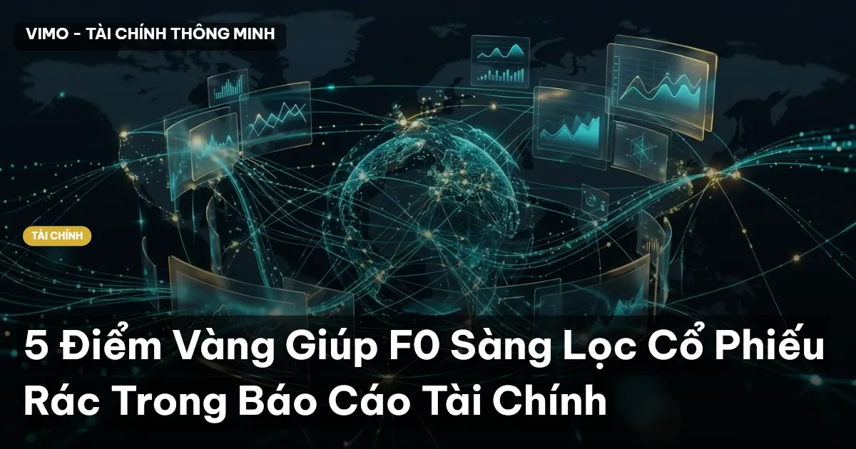 5 Điểm Vàng Giúp F0 Sàng Lọc Cổ Phiếu Rác Trong Báo Cáo Tài Chính