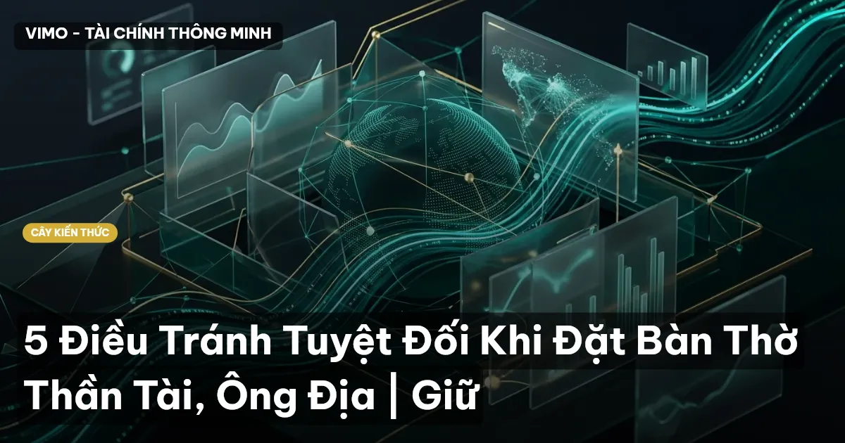 5 Điều Tránh Tuyệt Đối Khi Đặt Bàn Thờ Thần Tài, Ông Địa | Giữ