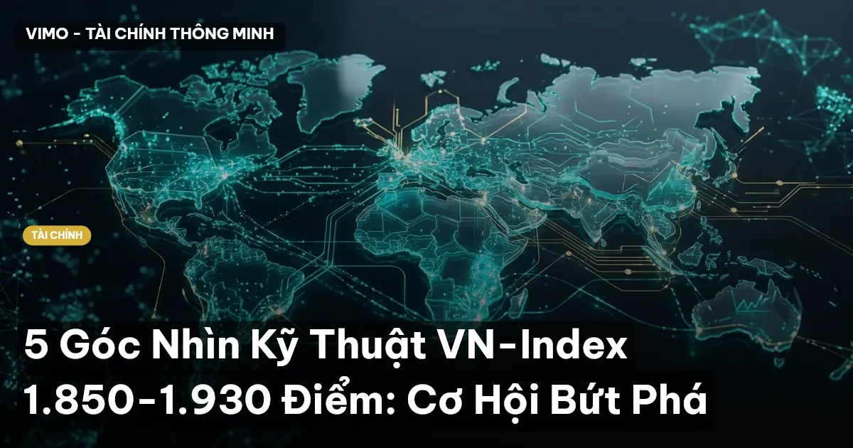 5 Góc Nhìn Kỹ Thuật VN-Index 1.850-1.930 Điểm: Cơ Hội Bứt Phá