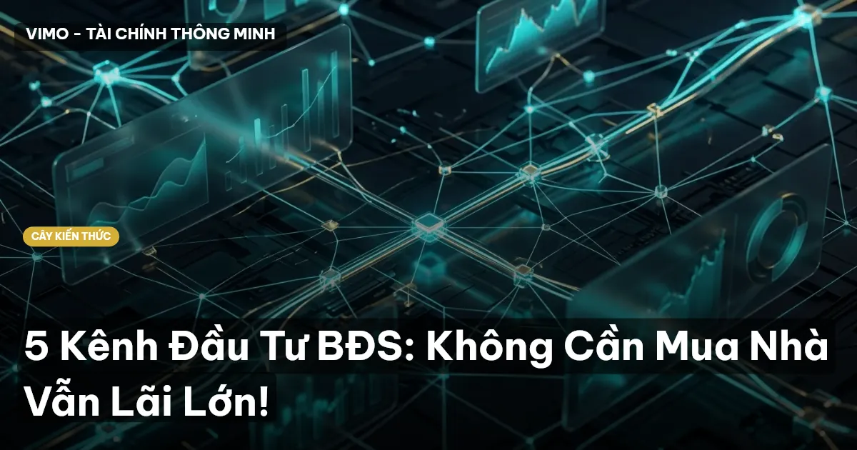 5 Kênh Đầu Tư BĐS: Không Cần Mua Nhà Vẫn Lãi Lớn!