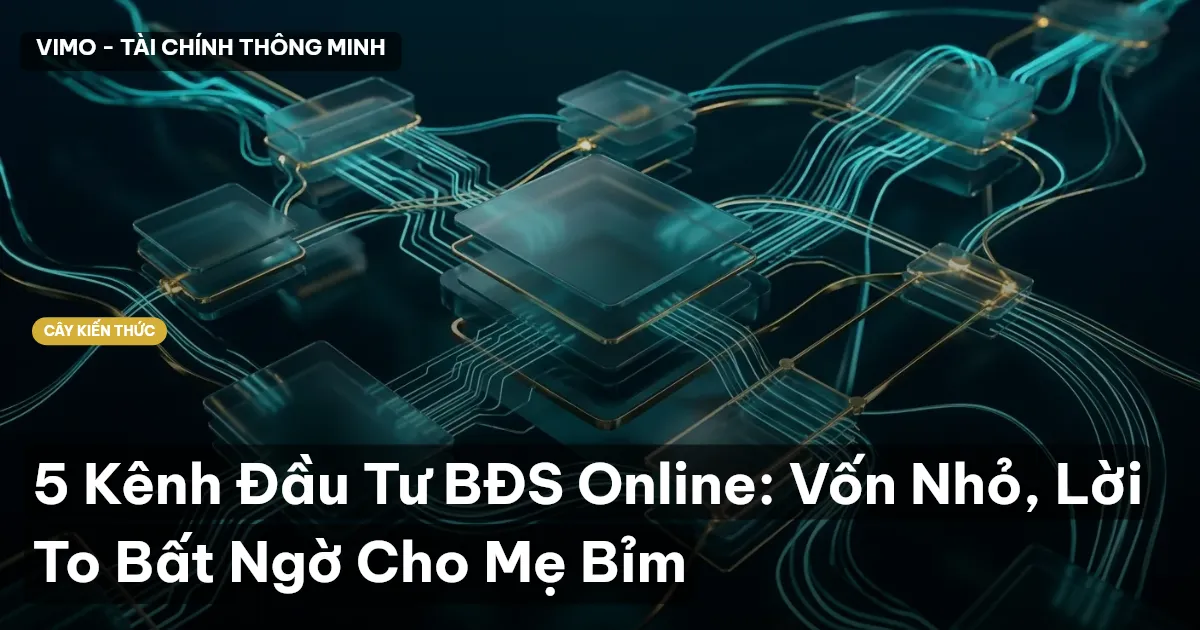 5 Kênh Đầu Tư BĐS Online: Vốn Nhỏ, Lời To Bất Ngờ Cho Mẹ Bỉm