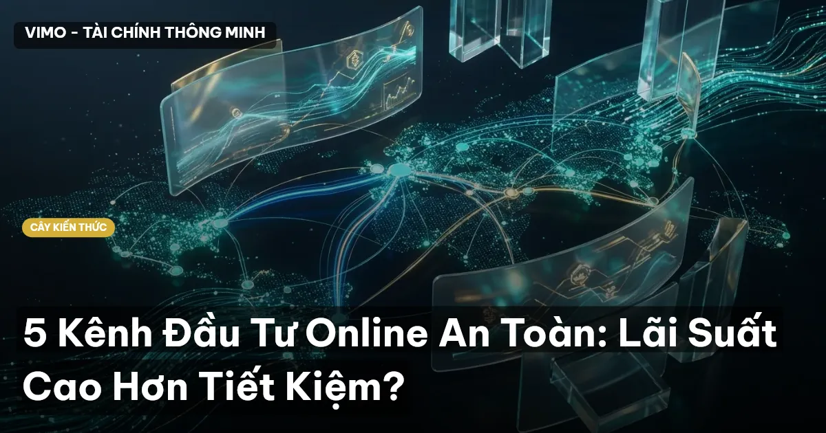 5 Kênh Đầu Tư Online An Toàn: Lãi Suất Cao Hơn Tiết Kiệm?