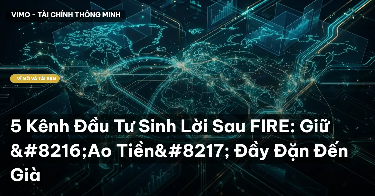 5 Kênh Đầu Tư Sinh Lời Sau FIRE: Giữ 'Ao Tiền' Đầy Đặn Đến Già