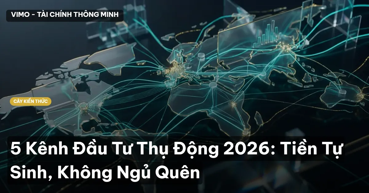 5 Kênh Đầu Tư Thụ Động 2026: Tiền Tự Sinh, Không Ngủ Quên